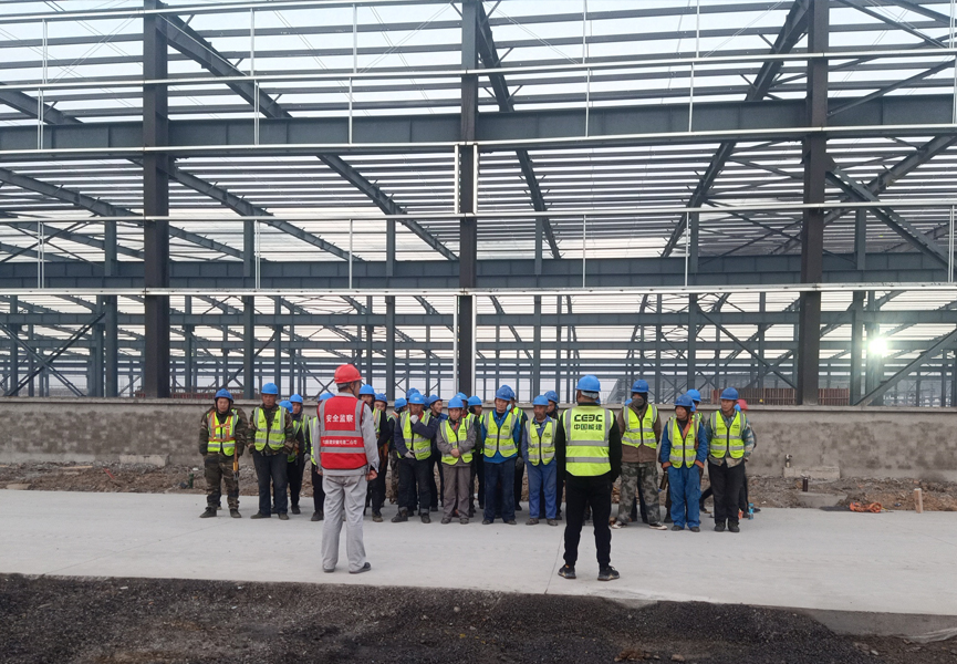 灵璧轴承产业园四期项目一标段C区部分厂房钢结构施工工程