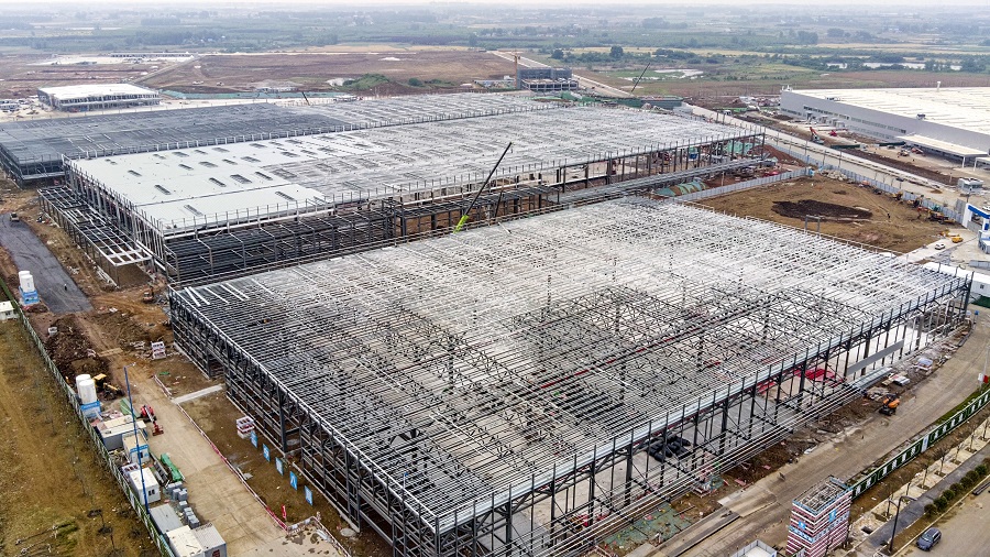 肥东循环产业园钢构